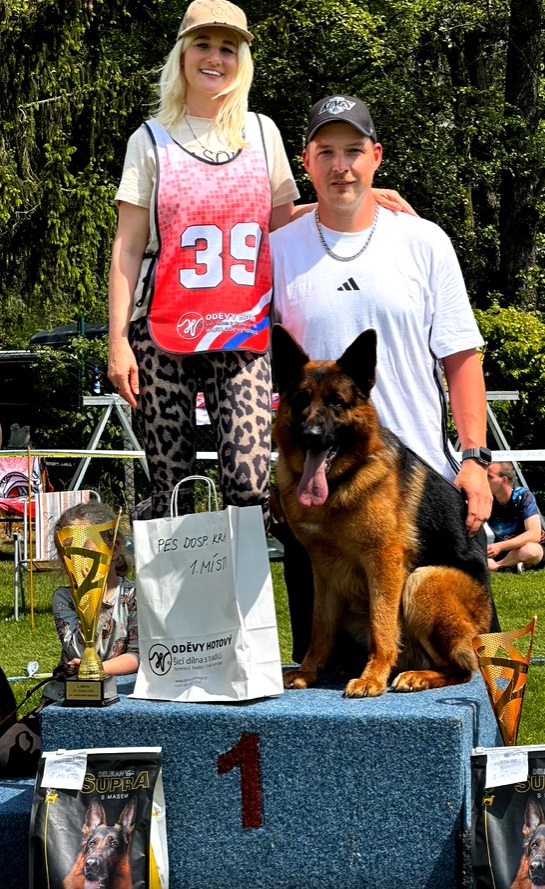 Gerry z Heikedu – vítěz třídy – krajská výstava – Zlechov